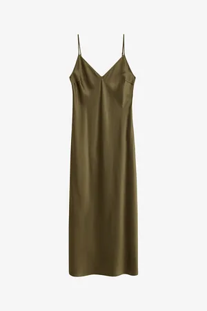 Joseph Clea V-neck Bias-cut Silk Midi Dress