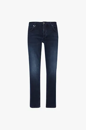 NEUW Lou Brand-patch Straight-leg Regular-fit Stretch-denim Blend Jeans