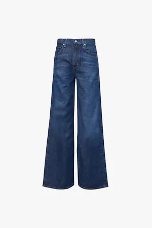Citizens of Humanity Paloma Baggy Brand-patch Wide-leg High-rise Woven-blend Jeans
