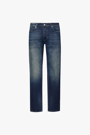 NEUW Ray Brand-patch Straight-leg Regular-fit Stretch-denim Jeans