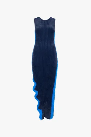 PH5 Miley Wavey-split Reversible Stretch-knit Maxi Dress