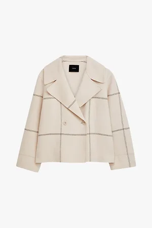Joseph Rollet Double-faced Tartan Wool and Cashmere-blend Coat