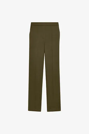 Joseph Tova Elasticated-waist Mid-rise Silk Trousers