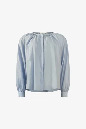 Ro&Zo Cotton Gathered Blouse