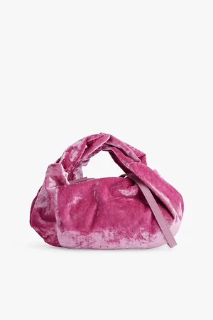 DRIES VAN NOTEN Velvet Small Woven Tote Bag