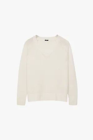 Joseph V-neck Relaxed-fit Long-sleeve Cashmere Jumper