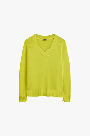 Joseph V-neck Relaxed-fit Long-sleeve Cashmere Jumper
