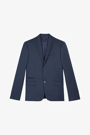 The Kooples Notch-lapel Fitted Wool Jacket