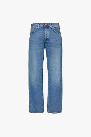 Nudie Jeans Rad Rufus Whiskering Straight-leg Regular-fit Denim Jeans