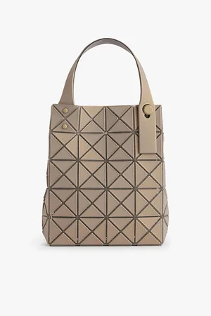 Issey Miyake Prism Plus Geometric-pattern Pvc Top-handle Bag