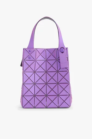 Issey Miyake Prism Plus Geometric-pattern Pvc Top-handle Bag