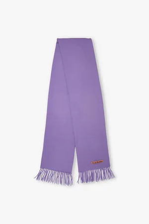 Acne Studios Fringe Narrow Wool Scarf