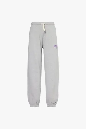 Palm Angels Relaxed-fit Branded Cotton-jersey Jogging Bottoms
