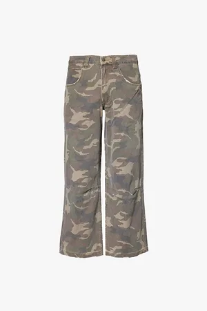 Jaded London Camo Colossus Camouflage Print Straight-leg Regular-fit Denim Jeans