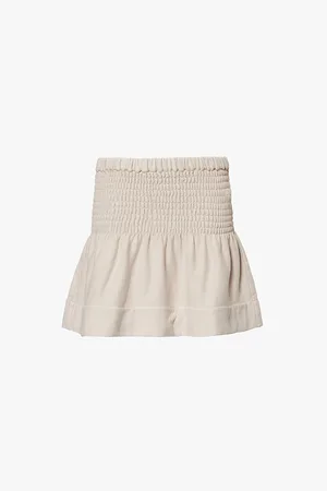 Isabel Marant Pacifica Ruffled Cotton-jersey Mini Skirt