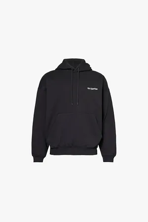 Cole Buxton Raw Brand Embroidery Relaxed-fit Cotton-jersey Hoody