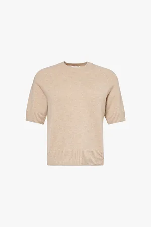ANINE BING Jackson Short-sleeves Cashmere Jumper