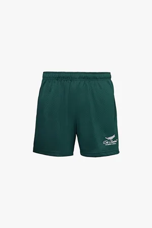 Cole Buxton International Embroidered-logo Regular-fit Mesh Shorts