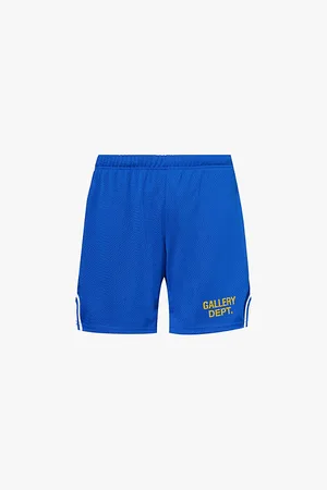 GALLERY DEPT. Venice Court Brand-print Straight-leg Relaxed-fit Woven Shorts