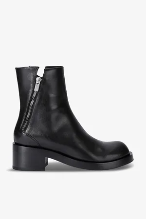 Officine creative Brett 003 Leather Heeled Ankle Boots