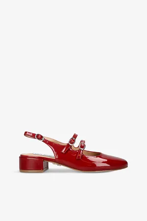 Steve Madden City View Buckle-straps Patent Pumps
