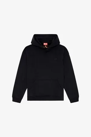 Diesel S-boxt Logo-print Relaxed-fit Cotton Hoody