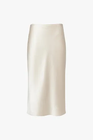Joseph Isaak Elasticated-waistband Silk Midi Skirt