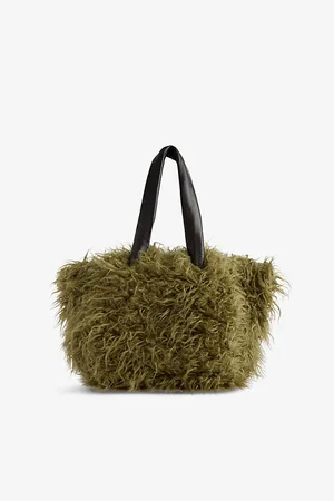 DRIES VAN NOTEN Soft-shape Faux-fur Shoulder Bag