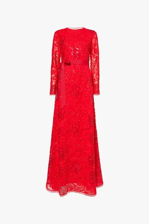 HUISHAN ZHANG Maurene Sequin-embellished Woven Maxi Dress