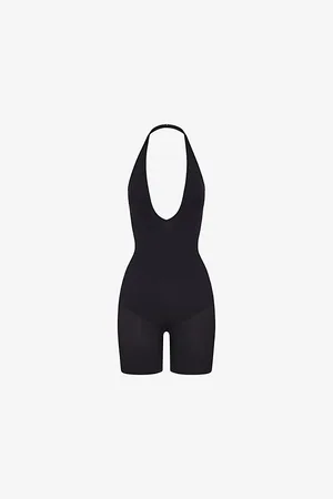 SKIMS Plunge-neck Slim-fit Stretch-woven Body