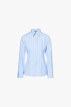 Jacquemus La Chemise De Costume Striped-print Cotton-poplin Shirt