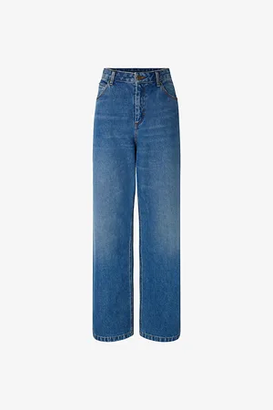 Soeur Calvin Straight-leg High-rise Denim Jeans