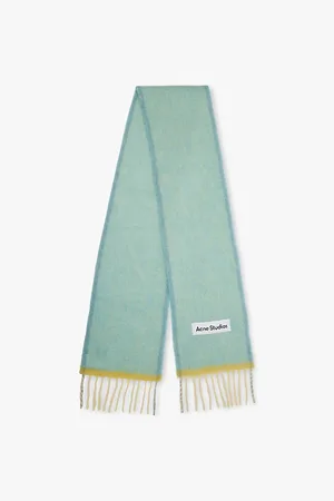 Acne Studios Brand-patch Knitted Scarf