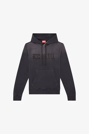 Diesel S-ginn Graphic-print Relaxed-fit Cotton Hoody