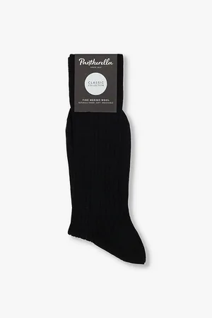 Pantherella Laburnum Branded Wool-blend Socks