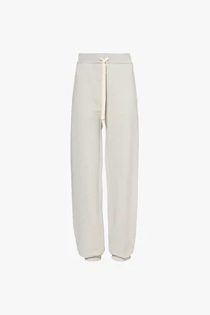 Jil Sander Brand-tab Tapered-leg Mid-rise Cotton-jersey Jogging Bottoms