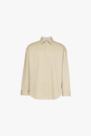 Loewe Anagram Cutout Cotton-twill Shirt