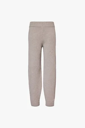 LE KASHA Pattaya Elasticated Waistband Tapered-leg Mid-rise Organic-cashmere Jogging Bottoms