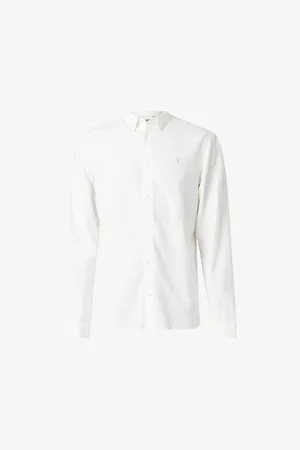 AllSaints Lovell Relaxed-fit Long-sleeve Cotton Shirt