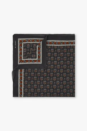 Soeur Classiq Floral-print Square Cotton Scarf