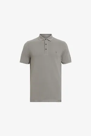 AllSaints Reform Logo-embroidered Cotton-piqué Polo Shirt