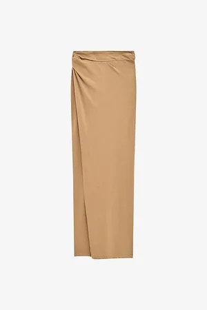 IRO Jelissa Wrap-front Cotton and Modal-blend Maxi Skirt