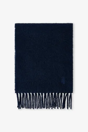 Soeur Logo-embroidered Tassel Mohair Scarf