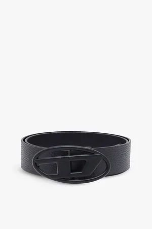 Diesel B-1dr Reversible Logo-buckle Leather Belt