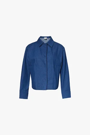 Vince Twill Texture Denim Jacket