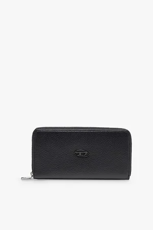 Diesel Continental Logo-plaque Leather Zip-around Wallet