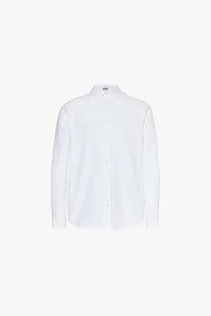 Loewe Brand-embroidery Regular-fit Cotton Shirt
