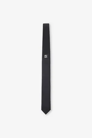 HUGO BOSS Logo-embroidered Jacquard Woven Tie