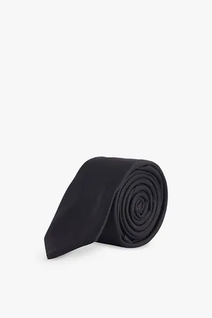 Givenchy Star-and-brand-embroidery Silk Tie