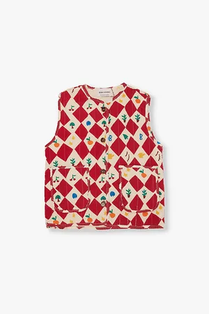 Bobo Choses Graphic-print Two-patch-pockets Cotton Gilet 2-9 Years